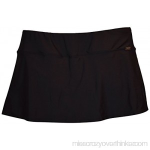 Heat Women's Plus Size Skirtini Swim Skirt Swimsuit Bottoms Black B01N234JSX